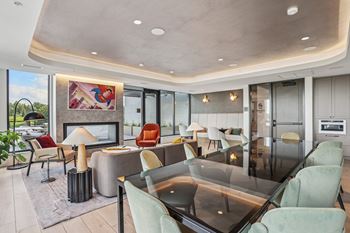 Posh resident lounge